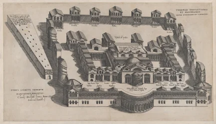 Speculum Romanae Magnificentiae: Los Baños de Diocleciano, 1582