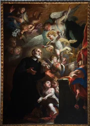 Aparición del Niño a San Filippo Neri. 1687 (óleo sobre lienzo)