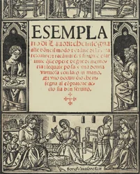 Esemplario di Lauori..., página de título recto, 1 de agosto de 1532