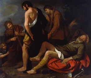 La embriaguez de Noé, 1630-1640