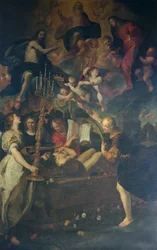 Muerte de justo, de Giovanni Andrea De Ferrari (1598-1669)