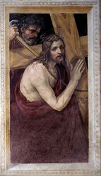Jesús cargando su cruz
