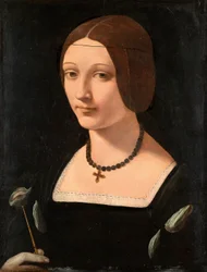 Retrato de una dama












 como Santa Lucía
