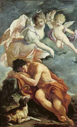 Diana y Endimión (óleo sobre lienzo)