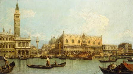 El Molo de Venecia, desde la dársena de San Marcos
