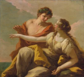 Baco y Ariadna, c.1720