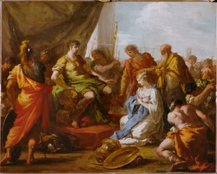 La continencia de Escipión (pintura sobre lienzo)