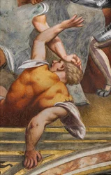 Nave Central, Primer tramo sur, Cristo clavado en la cruz, El Pordenone