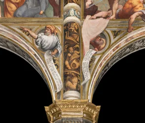 Nave Central, Pluma Primer y Segundo Tramo Sur, IL Pordenone, Bustos con Profetas