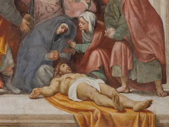 Counterfaccata, IL Pordenone, Deposición 1522 (detalle)