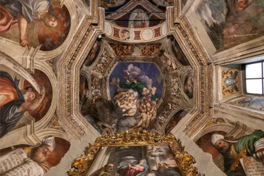 Dios como creador entre los ángeles, c.1529