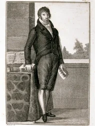 Retrato de Luigi Cherubini (aguafuerte)