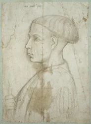 Busto de un joven de perfil, 1430-40