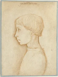 Retrato de un Niño de Perfil