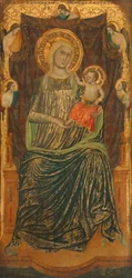 Madonna y Niño con Cinco Ángeles, c. 1335