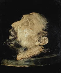 La cabeza de San Juan Bautista en un plato