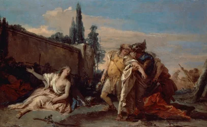 Rinaldo Abandonando a Armida (óleo sobre lienzo)