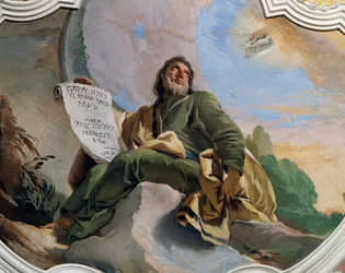El profeta Ezequiel (detalle)