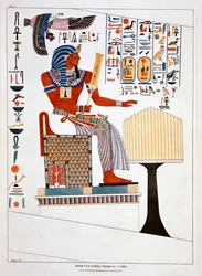 Mural de las Tumbas de los Reyes en Tebas