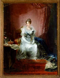 Retrato de María Luisa de Habsburgo-Lorena, Imperatriz de Francia (óleo sobre lienzo)