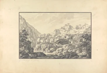 Vista del nacimiento del río Lico (Nahr el-Kelb)