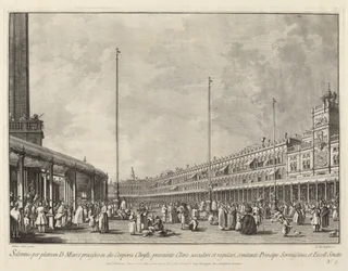 Procesión en el Día de Corpus Christi en la Piazza San Marco