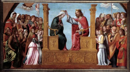 La coronación de la Virgen (después de 1510)