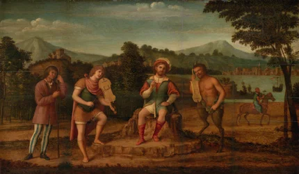 El juicio de Midas. El concurso musical entre Apolo y Marsias