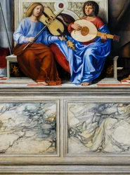 Virgen con el Niño y Santos