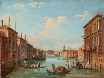 Giovanni Battista Cimaroli Gran Canal de Venecia