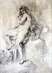 Personificación femenina de la escultura, c.1770