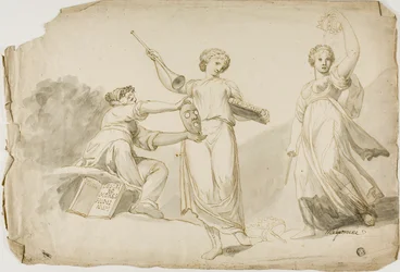 Thalia, Clio y Melpomene