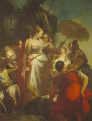 El hallazgo de Moisés, 1730s
