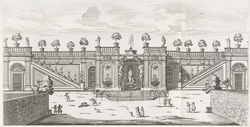 Fuente de Venus en los Jardines de Villa Doria Pamphilj en Roma Fons Veneris (título sobre objeto) Le fontane ne palazzi e ne giardini di Roma (título de la serie) Fuentes en los Palacios y Jardines de Roma (título de la serie)