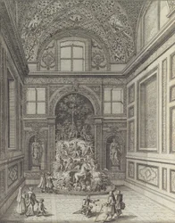 Stanza de Venti en el Teatro de Belvedere de Frascati..., 1691 o después