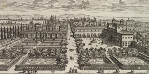 Vista de la Villa Medici