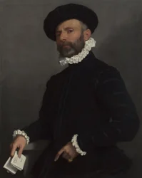 Retrato de un Hombre con una Carta (