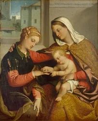 El matrimonio místico de Santa Catalina