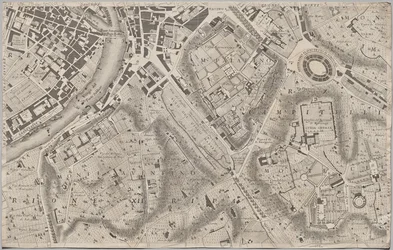 Nuevo mapa de Roma sacado a la luz por Giambattista Nolli en el año MDCCXLVII, conocido como La Pianta Grande di Roma