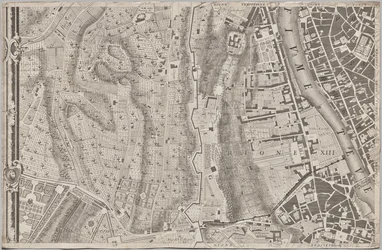 Nuevo mapa de Roma sacado a la luz por Giambattista Nolli en el año MDCCXLVII, conocido como La Pianta Grande di Roma