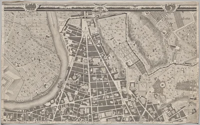 Nuevo mapa de Roma sacado a la luz por Giambattista Nolli en el año MDCCXLVII, conocido como La Pianta Grande di Roma