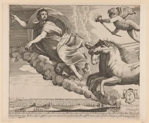 Apolo y Aurora (parte izquierda)