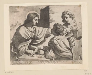 Juan el Bautista, Cristo y María