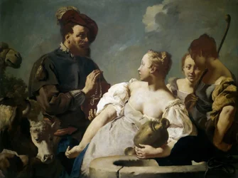 Rebeca en el pozo, c. 1740