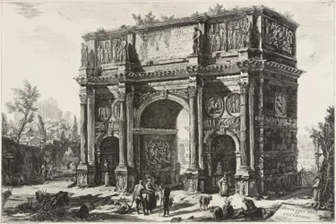 Vista del Arco de Constantino