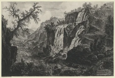 Vista de la cascada de Tívoli