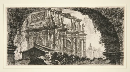 Arco de Constantino en Roma, de Algunas vistas de arcos triunfales y otros monumentos