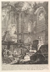 Cámara sepulcral inventada y diseñada conforme al costumbre y a la magnificencia antigua, ca. 1750