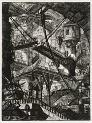 Cárceles imaginarias: escaleras y puente levadizo