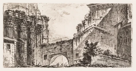 Foro de Augusto, lámina 15 de Algunas vistas de arcos triunfales y otros monumentos